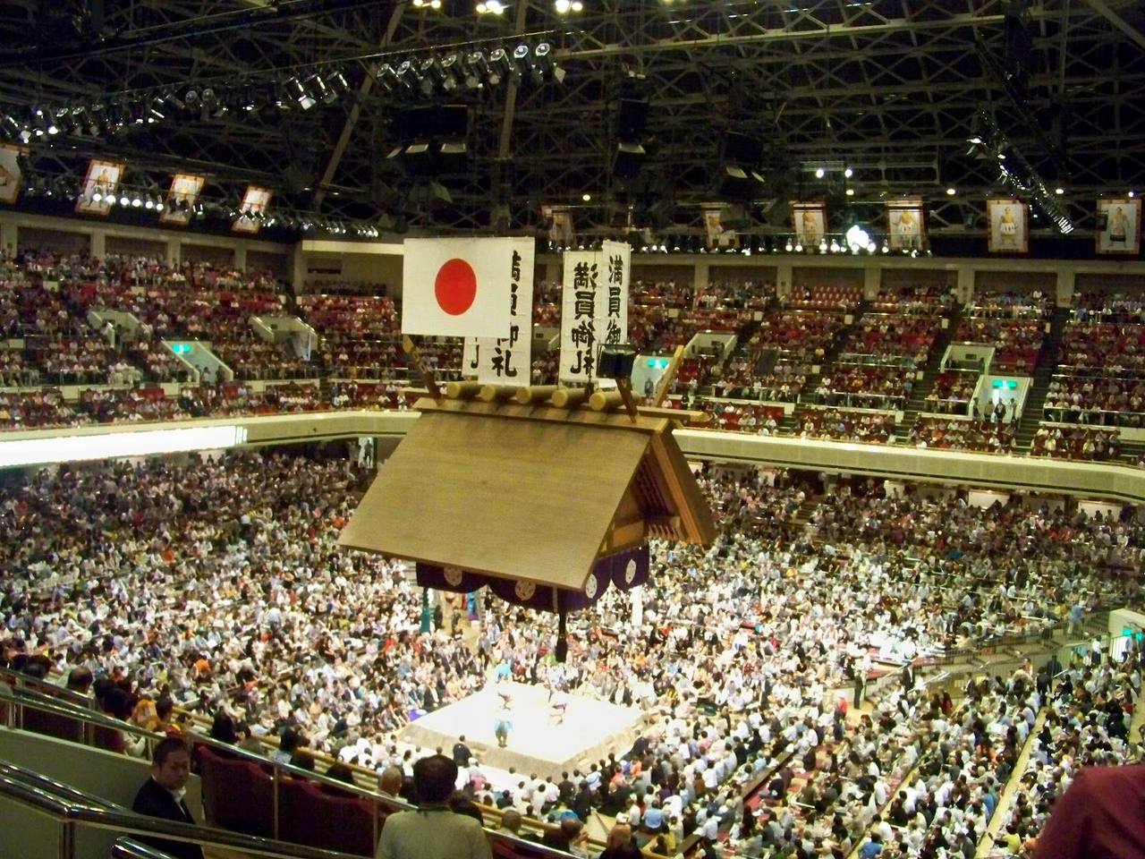 Sumo – Final del Torneig Akibasho al temple sumo Ryogoku Kokugikan